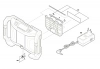 Bosch 3 603 JB1 040 PRA 10,8 LI Power Radio Box Spare Parts